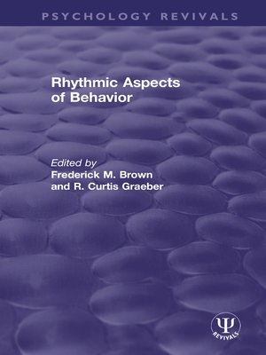 cover image of Rhythmic Aspects of Behavior